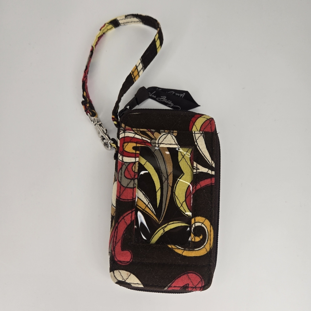 Vera Bradley Puccini 2008 Retired Pattern All In One Zip Around Wristlet Wallet